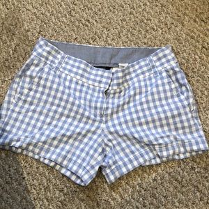 🆒J. Crew Light Blue Checkered Shorts